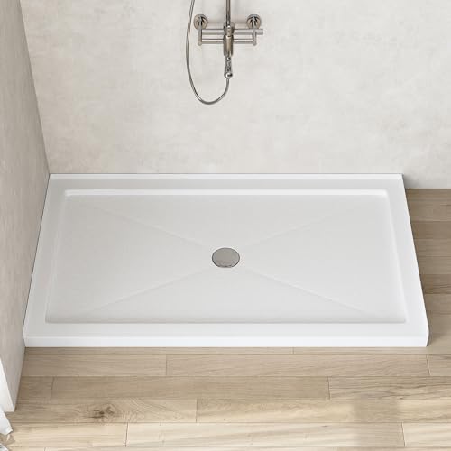 Image of DeerValley 60 inchL X 34 inchW Single Threshold Shower Base in White