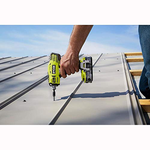 Ryobi P290 One+ 18V 1/4" Cordless Quiet Strike 3,200 Rpm Impact Driver With Quick Change Chuck And Mag Tray (Batteries Not Included, Power Tool Only) #TOP4