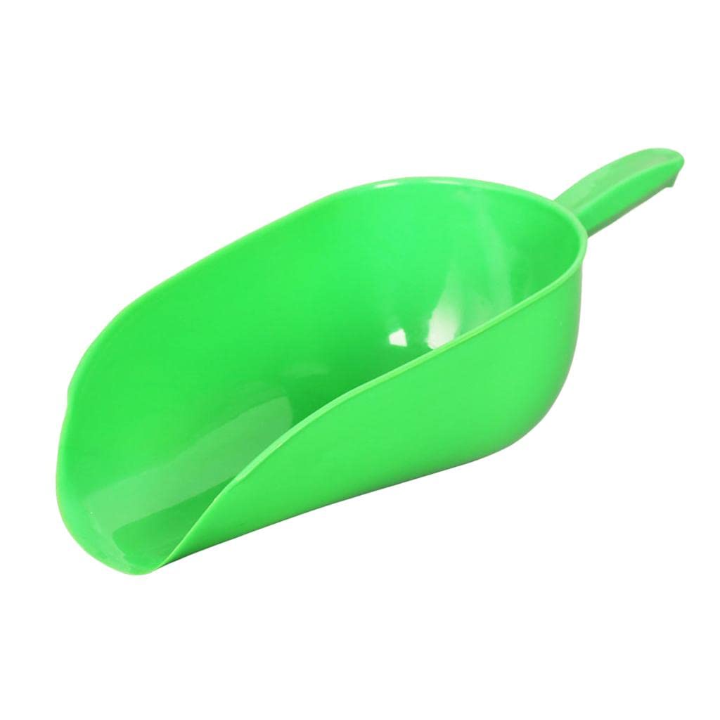 5 zestawów plastikowych karmy do karmy dla zwierząt domowych, zielona mąka, jak opisano
