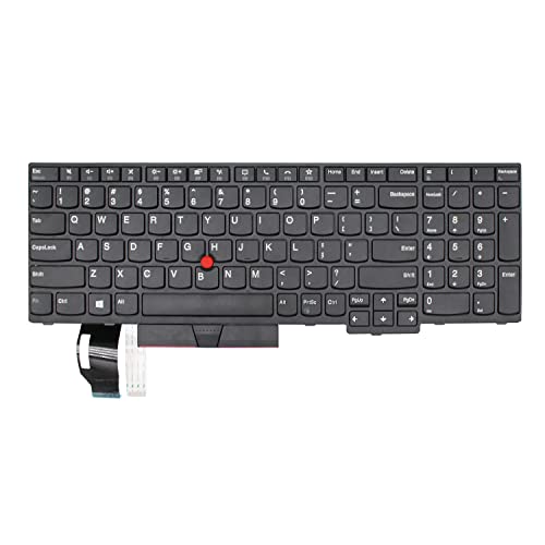 Teclado ThinkPad E590 T590 P52 soluciona teclas rotas repuesto US layout con marco 3