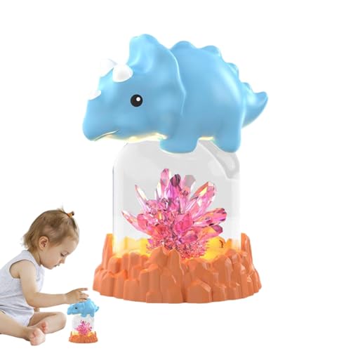 Kits de ciencia Cultivo de cristales,Kit de cultivo de cristales | Educativo fácil para niños adolescentes con diseño de dibujos animados,Diversión interactiva entre padres e hijos, desarrolla habilid