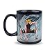 BeneU One Piece Luffy Changing Coffee Mug Heat-Sensitive Reactive Ceramic Cup Coffee Mug