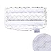 Dttery 4 Pack for Shark Steam Mop S1000 S1000A S1000C S1000WM S1001C S1200 Rectangle Dirt Grip Washable Microfiber Pads Replacement Part P1000C5
