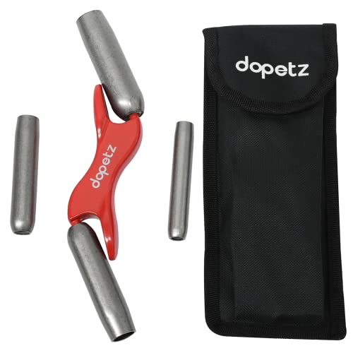 Dapetz ® 4 Size 1/2 5/8 3/4 7/8 Interchangeable Brick Jointer Steel Barrel Bricklaying Jointer, Brick Jointer Trowel, Hardened Steel Brick Jointer Tool with Cloth Bag for Bricklayers, Masonry