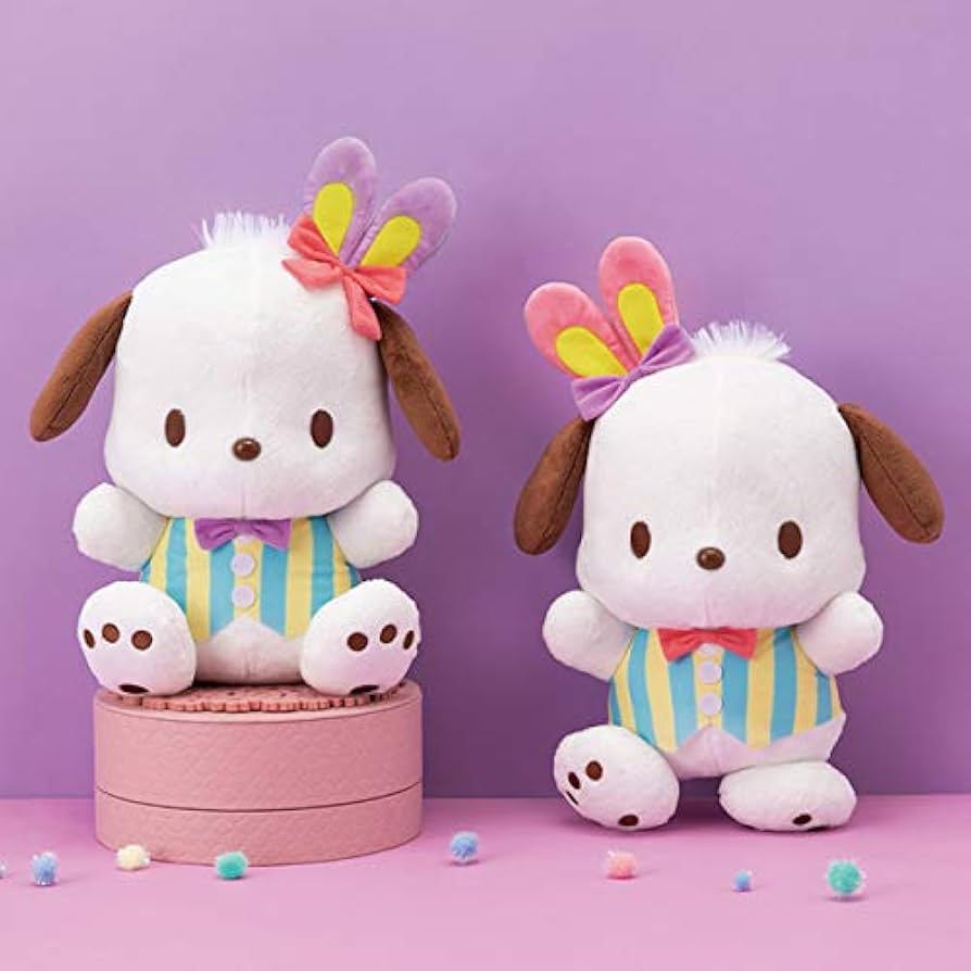 Amazon.co.jp: ポチャッコ ぬいぐるみ うさぎみみ BIG 立ち