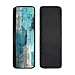 GzLeyigou 2PCS Turquoise Abstract Art Refrigerator Door Handle Covers, Microwave Fridge Dishwasher Oven Handle Cover, Keep Kitchen Appliance Clean from Fingerprints Liquid Oil Stain Anti-Skid Decor