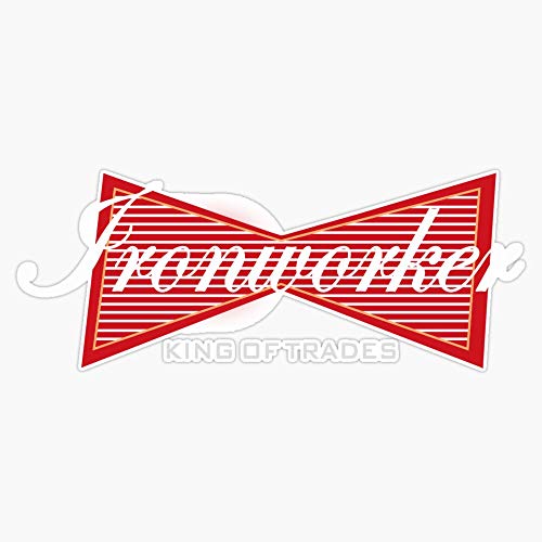 Ironworker King Of Trades Funny Gift Sticker Vinyl Decal Wall Laptop Window Car Bumper Sticker 5