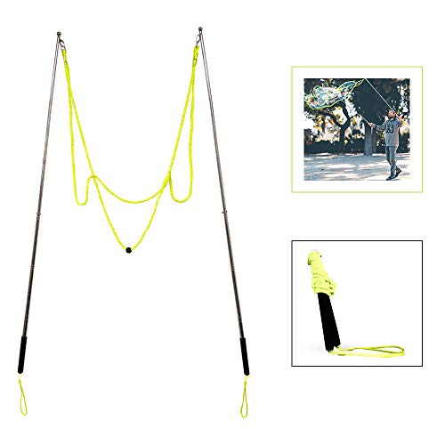 UBITREE Bubble Wands voor Kids Telescopisch Ontwerp Grote Bubble Maker Outdoor Indoor Activiteit Party Gunsten Levert Verjaardagscadeau Zomer Speelgoed voor Kinderen, Zwart Handvat