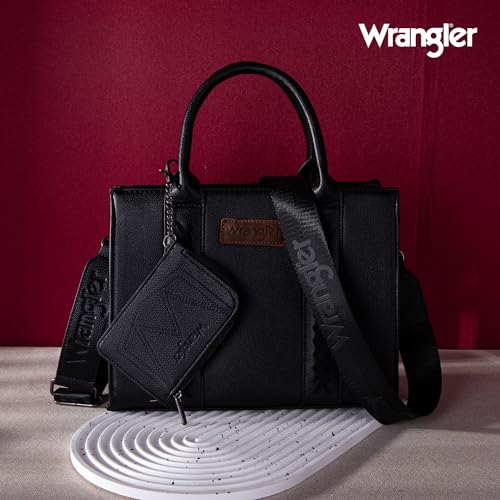 Image of Wrangler Tote Bags for Women Western Purse and Handbags Satchel Top-handle with Card Holder