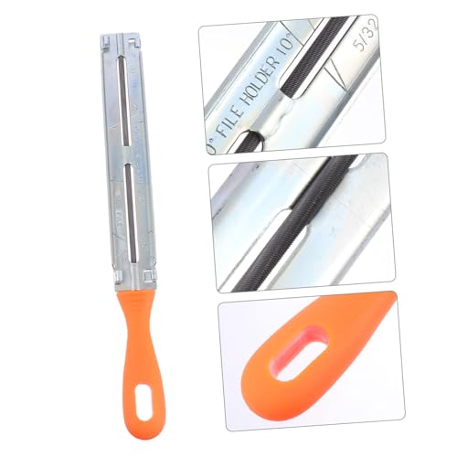 Kit de limas para motosierra Gatuida con mango de plástico para carpintería 4
