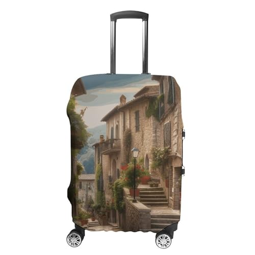 Italy Tuscan Printed Luggage Cover Protector, Fits 18-32 Inch Luggage
