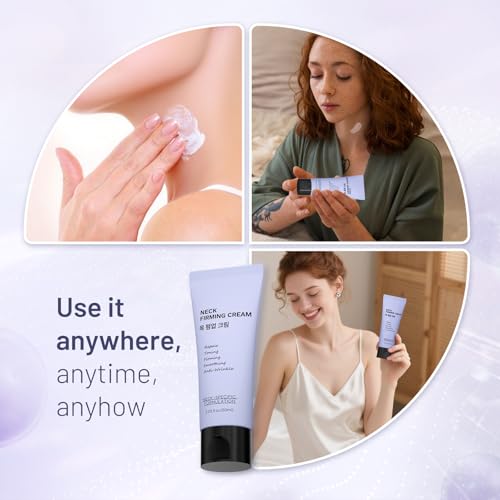 Premium Neck Firming Cream – Lifting & Tightening Treatment for Décolleté and Chest, Anti-Aging Neck Cream Reduces Fine Lines and Sagging, Gift for Women & Men, 2.03 Fl Oz - Image 6