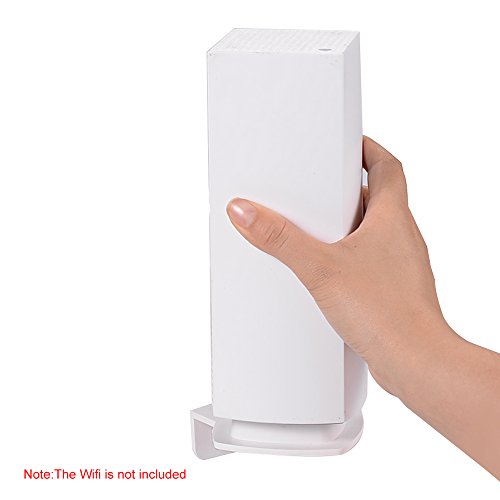 Sunydog Lot de 2 supports muraux pour système Linksys Velop Tri-Band Whole Home WiFi Mesh Blanc