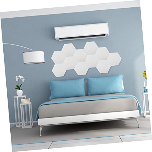Abaodam 12pcs paneles insonorizantes con tapete acústico, reducción de ruido para estudio, fáciles de instalar miniatura 3