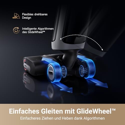 dreame H14 Pro Nass- und Trockensauger, 180° Lie-Flat, 60 °C Bürstenpflege, 5-min Trocknung,...