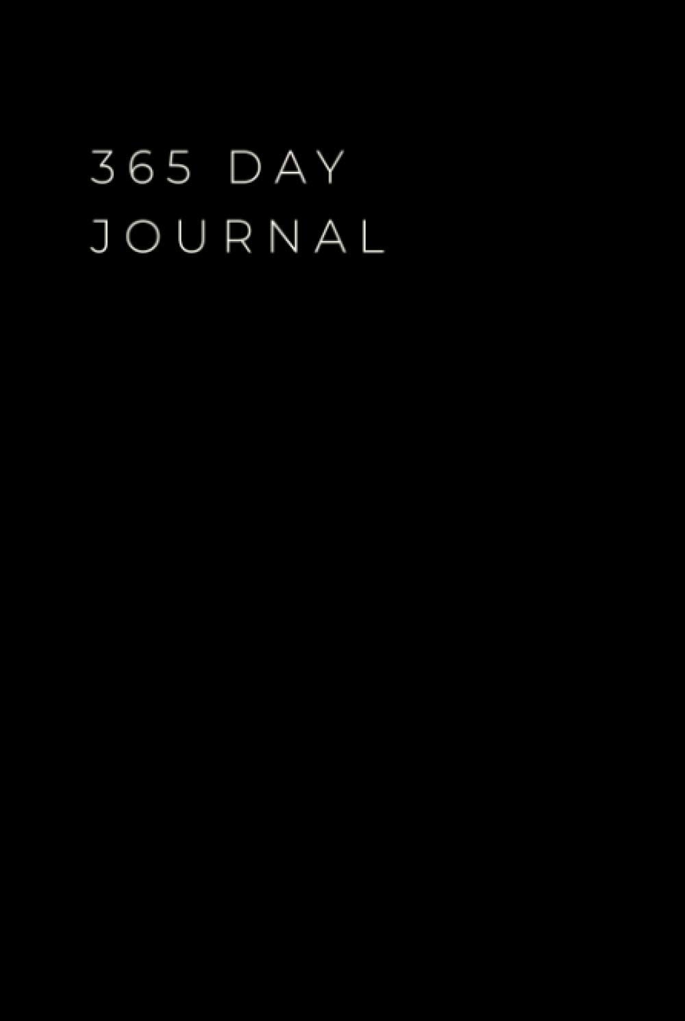 365 day journal: Undated 1 page per day planner notebook - Minimalist yearly diary - Lined pages - 6x9