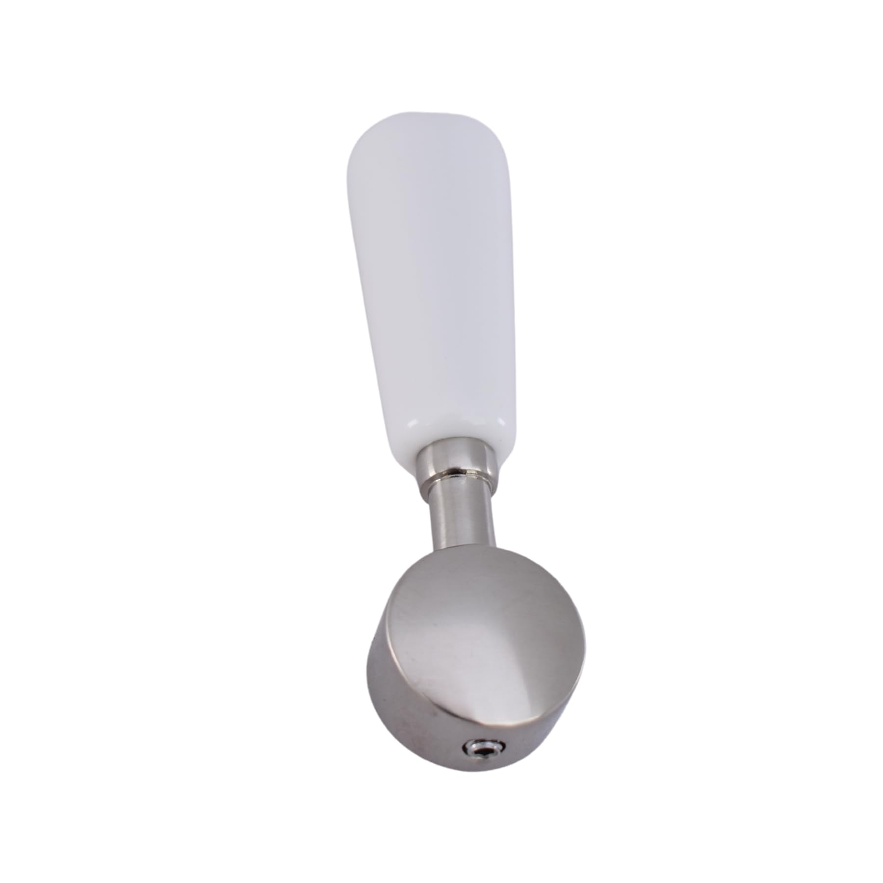 TapSparesUK Howdens Victorian Tap Handle Genuine SP3044 3044R - Brushed Nickel White Cold