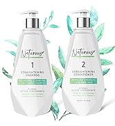 First Active Straightening Shampoo Kit Keratin - 1 Week Smooth Silky Shiny Hair - Contains Organi...