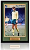 Martin Chivers Hand Signed 12x8'' Norwich City Framed Photograph AFTAL COA