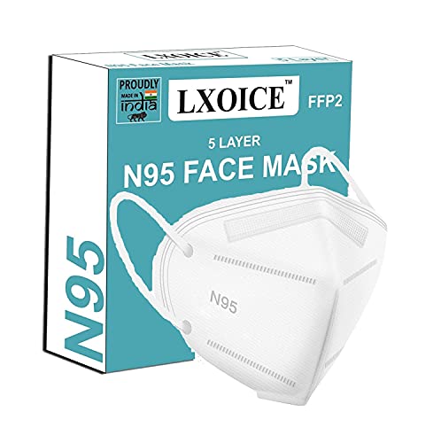LXOICE Non-Woven Fabric Reusable N95 Face Mask For Men & Women (Pack Of 20) (B094YDVYS8) Amazon Price History, Amazon Price Tracker