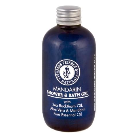 Mandarin Shower and Bath Gel/Body Wash (100ml) Handmade/Natural/Vegan/Aromatherapy shower gel made with Aloe Vera, Sea Buckthorn, Soap Bark Extract, and pure essential oil Cover