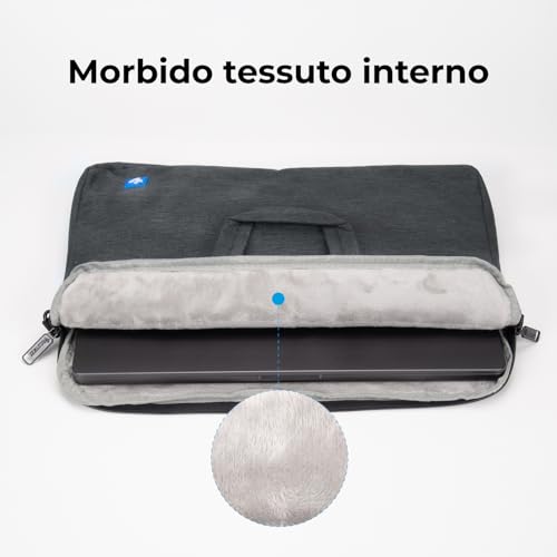 VulTech Borsa Grigia per Notebook 15.6” Slim - 7