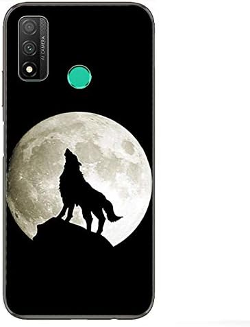 Case for Huawei P Smart (2020) Wolf Design Black
