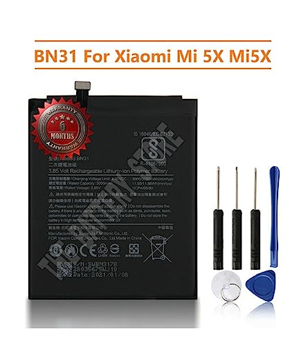 Image of Original BN31 Battery for Redmi Y1 Lite / Y1 / Y2 Battery with 6 Month Warranty***(Y00000100)