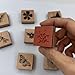 9Pcs Vintage Wood Rubber Stamp Butterfly Bird Ladybird and Plant Retro Decorative Mounted Wooden Rubber Stamp Set for DIY Art and Craft Journals Scrapbooking