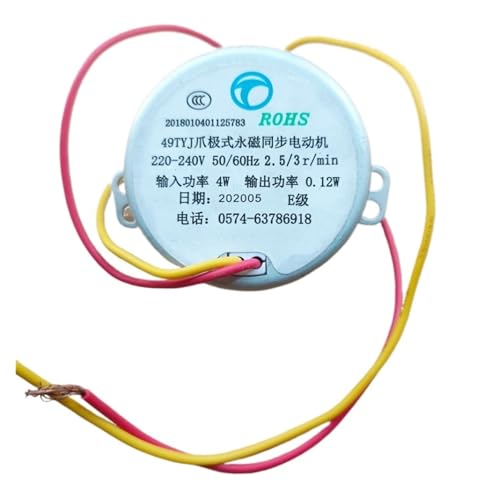 Moteur synchrone à aimant permanent 49TYJ 4 W 2,5 tr/min 3 tr/min