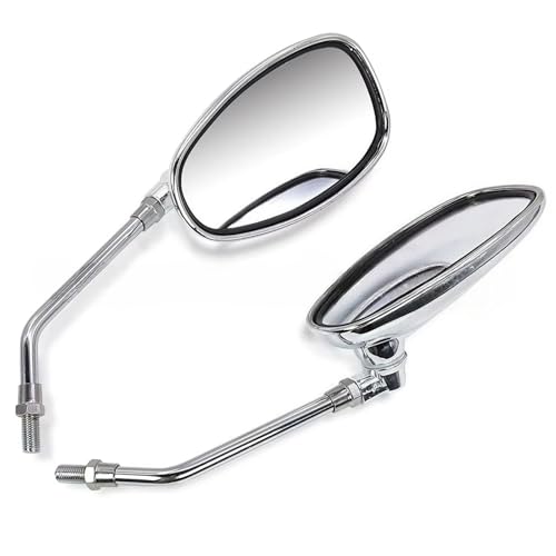 Espejo retrovisor para motocicleta con rosca de 10mm y amplio ángulo de visión 4