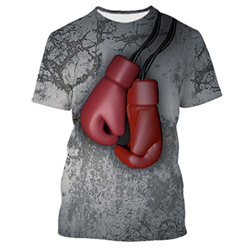 T-shirt été oversize gants imprimés 3D pour vos sorties décontractées