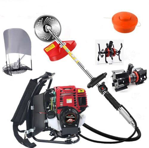 Multi knapsack GX35 weeder Grass Trimmer Rice Corn wheat harvesting tiller lawn mower