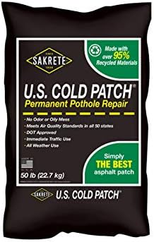 U.S. Cold Patch Permanent Pothole Repair | 50 lb