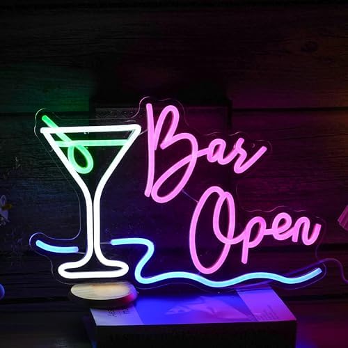 Alcohol You Later Neon Sign - USB Powered Dimmable LED Bar Decor