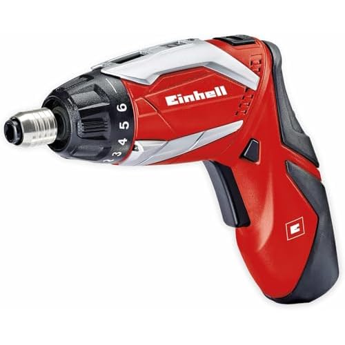 Einhell Akku Knick Schrauber Set TE-SD 3,6 Li (Lithium Ionen, 3,6 V, 1,5 Ah, 3,5 Nm, 2x LED-Licht, Ladegerät, 32 tlg. Bitset, Aufbewahrungsbox)