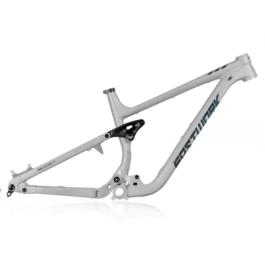 HIMALO Enduro Mountain Bike Frame 27.5er 29er Full Suspension Frame 150mm Travel 15.5''/17''/18'' Boost Frame 12x148mm Thru Axle Trail/DH/AM Soft Tail Frame Disc Brake(Gray,29x18'')