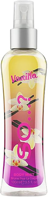 Body Mist By So? Womens Vanilla Body Mist Fragrance Spray 100ml