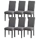 Sufdari Stuhlhussen 6er Set Grau