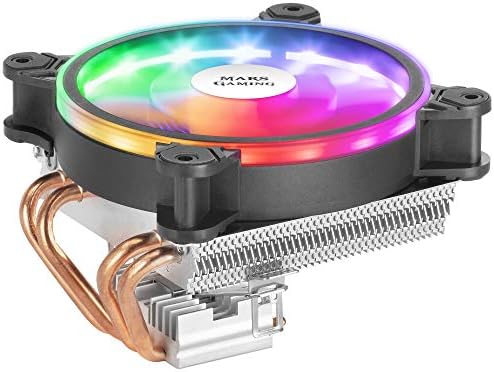 Mars Gaming MCPU220, czarny radiator CPU, TDP 140W, Dual ARGB, PWM Silent