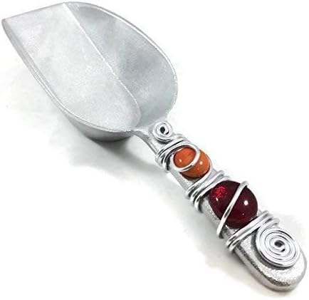 Beaded 4 Ounce Aluminum Ice Scoop or Candy Scoop