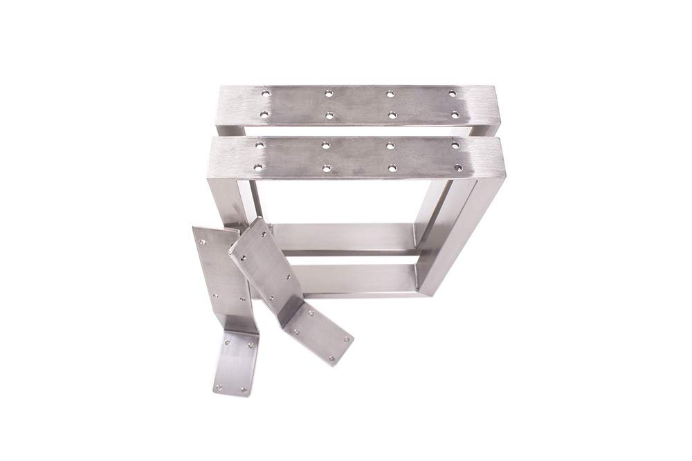 KTC Tec Soporte para respaldo de acero inoxidable (1 unidad)