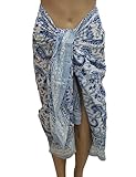 Femmes Vêtements Tissu Imprimé Maillot de Bain Cover-Up Plage Sarong