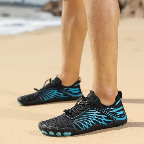 Image of Hike Barefoot Shoes Womens Men,Unisex Barefoot Water Shoes Breathable, Anti-Slip Hiking Footwear for Athletic Wide Toe Shoe Footwear for Hiking, Walking, Running, Yoga, and Water Sports