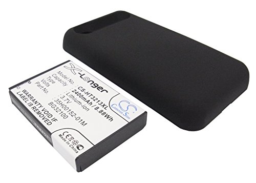 Cameron Sino 2400 mAh/8.88wh batterie Compatible avec HTC Incredible S, Incredible S S710e, S710e, Pg32130