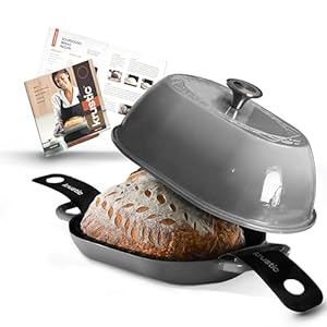 Krustic KR3001-Gray Schmortopf für Brotbacken