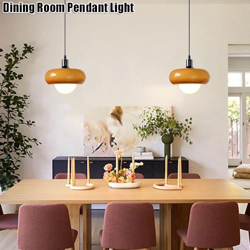 Lámpara colgante de cristal moderna con base E27 e iluminación interior 6