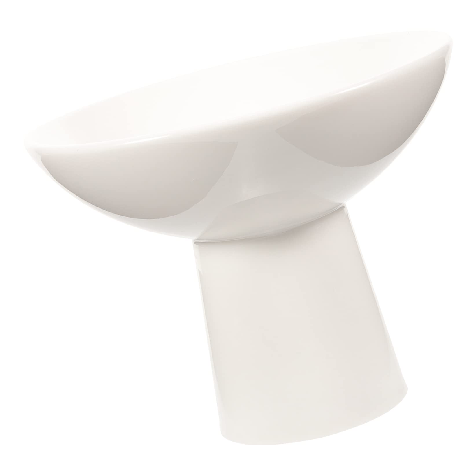 UTHCLO Footed Ceramic Bowl Tall Fruit Bowl for Dessert Ice Cream Station Modern Decor for Party