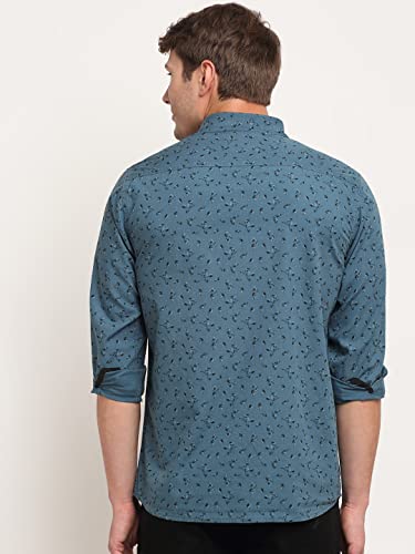 Image of Cantabil Men's Floral Regular Fit Shirt