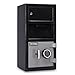 Mesa Safe MESA MFL2014E-OLK All Steel Depository Safe with Outer Locker, with Electronic Lock, 1.5-Cubic Foot, Black and Grey Black/Grey